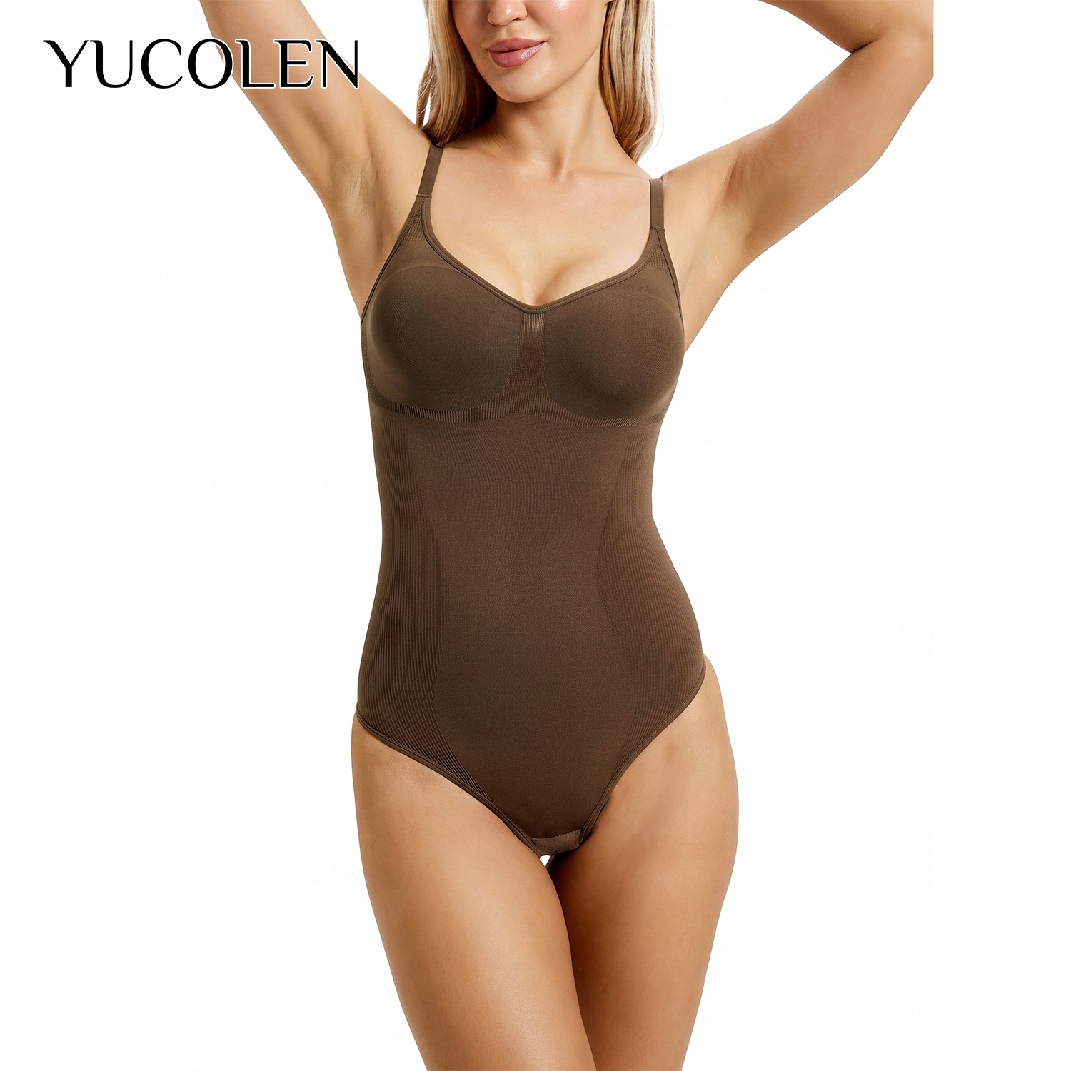 YUCOLEN Kadın U Yaka Tanga Bod - Shapewear Bodysuit Firm incelemesi ve fiyatı